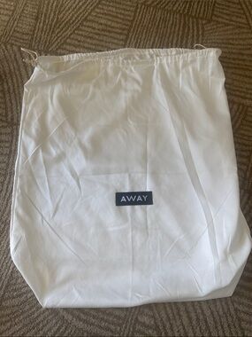 NEW Away Travel Large Canvas Dust Bag -  Storage Garment Luggage Drawstring Bag
